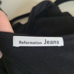 Reformation black dress size M